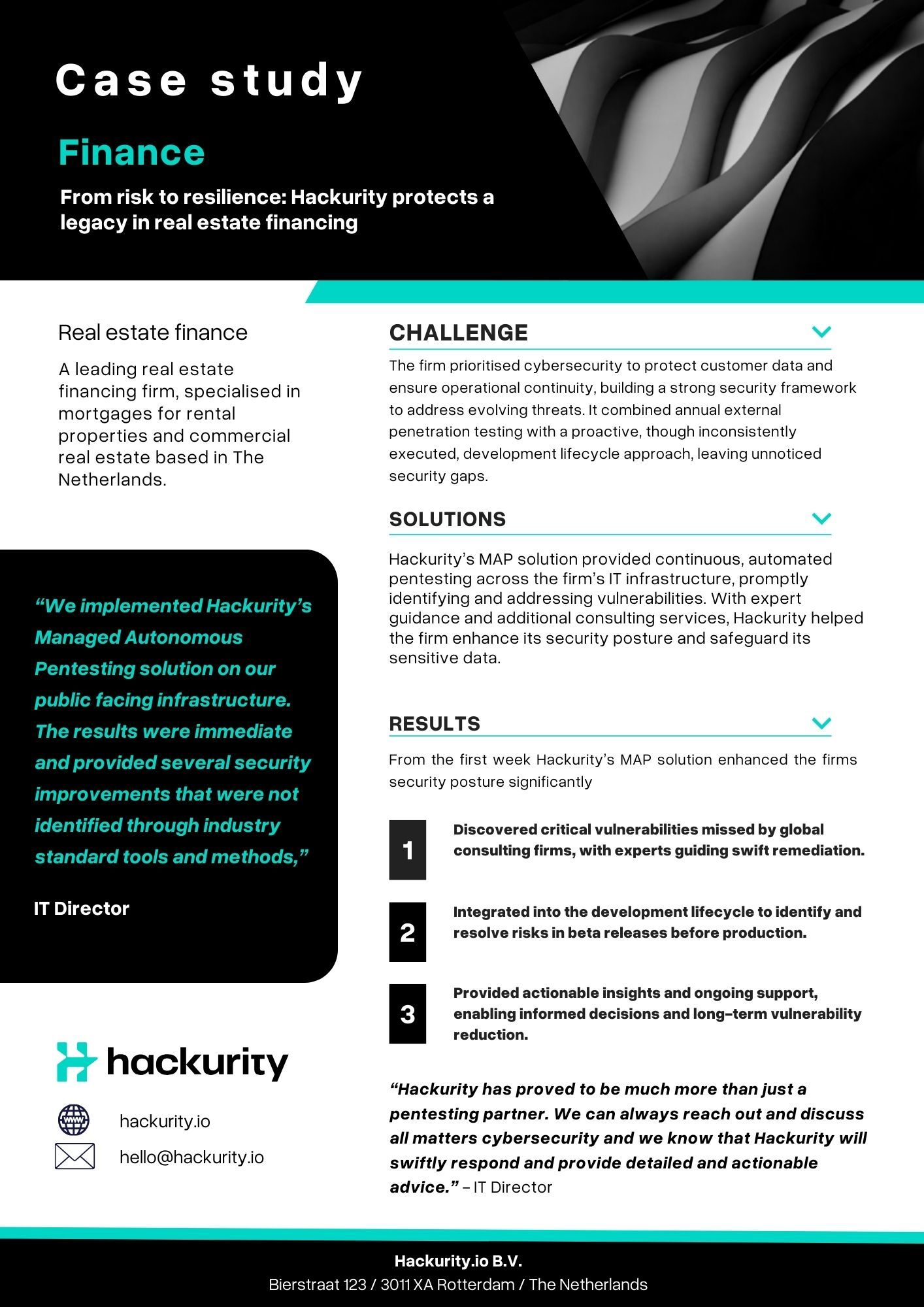 Real Estate Financing Case Study